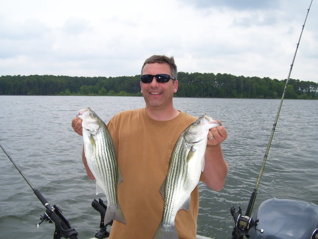 Striper Fishing On Jordan Lake